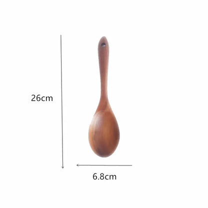 RiceCraft Duo – Non-Stick Pan & Wooden Spoon Set